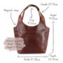Leather Shoulder Bag With Slip Pocket, thumbnail 7 of 7