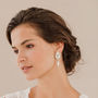Opal And Pearl Wedding Earrings, thumbnail 1 of 6