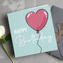 Balloon Happy Birthday Card Set Of Two, thumbnail 1 of 2