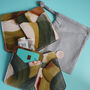 Hand Painted Camo Green Leather Pocket Wallet, thumbnail 4 of 9