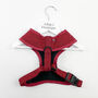 Luxury Cranberry Soft Dog Harness, thumbnail 3 of 4