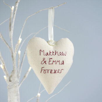 Personalised Heart Christmas Tree Decoration Gift, 11 of 12