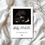 Pregnancy Announcement Scan Photo Card, Scan Announcement Card, thumbnail 1 of 4