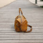 Genuine Leather Weekend Bag With Leather Straps Detail, thumbnail 4 of 11