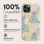 Colour Speckles Biodegradable Phone Case, thumbnail 2 of 7