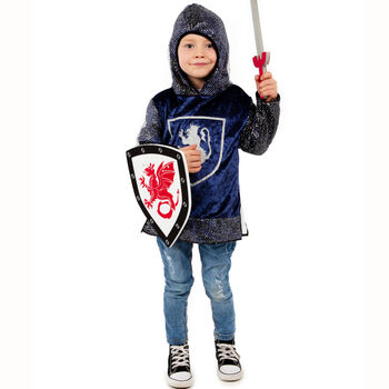 Children's Crusader Knight Dress Up Costume, 3 of 5