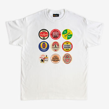 Middlesbrough Football Beer Mats T Shirt, 2 of 4
