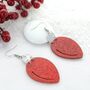 Christmas Lights Resin Statement Earrings, thumbnail 2 of 3