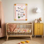 'You Make My Life Joyful Little One' Nursery Art Quote Print, thumbnail 2 of 3