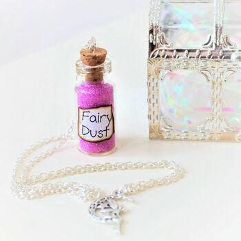 Fairy Dust Silver Charm Necklace, 3 of 4