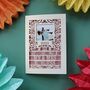 Our First Christmas 2024 Personalised Papercut Photo Card, thumbnail 6 of 9