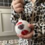 Santa Original Hand Painted Bauble, thumbnail 3 of 5