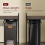 Laundry Sorter Cart With Removable Liners, thumbnail 4 of 6