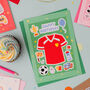 Football Birthday Card With Stickers, thumbnail 1 of 7