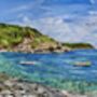 Porthallow Beach Cornwall Greeting Card, thumbnail 2 of 5