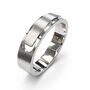 Art Deco Sterling Silver Statement Bangle, thumbnail 2 of 8