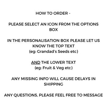 Personalised Garden Seed Storage Tin, 5 of 12