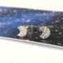 Sterling Silver Mini Half Moon Earrings, thumbnail 2 of 8