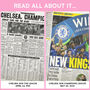 Chelsea Fc Personalised Football Gift Stamford Bridge Newspaper History Book, thumbnail 12 of 12