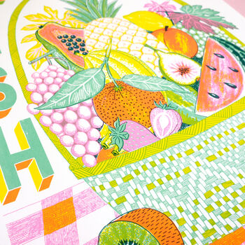 A2 'Fresh Fruits' Silk Screen Print, 7 of 7
