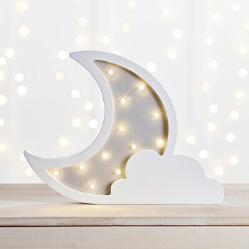 Wooden Moon And Cloud Light, 2 of 2