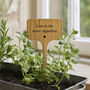 Wooden Plant Marker | Love Is The Secret Ingredient | Inspirational Garden Accessory | Plant Sign | Home Decor | Gift For Gardener, thumbnail 1 of 2