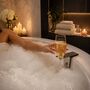 Stainless Steel Suction Wine Glass Holder For The Bath, thumbnail 1 of 4