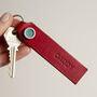 Personalised Bright Leather Debossed Key Fob, thumbnail 9 of 10