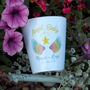 Angel Baby Rainbow Wings Personalised Flower Pot, thumbnail 1 of 3