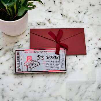 Amsterdam Personalised Holiday Gift Voucher Ticket, 3 of 10