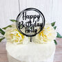 Personalised Acrylic Birthday Cake Topper Custom Name, thumbnail 5 of 7