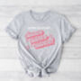 When In Doubt, Dance Dance Dance T Shirt In Pink, thumbnail 7 of 10