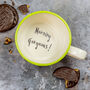 Morning! Handmade Secret Message Cup, thumbnail 2 of 5
