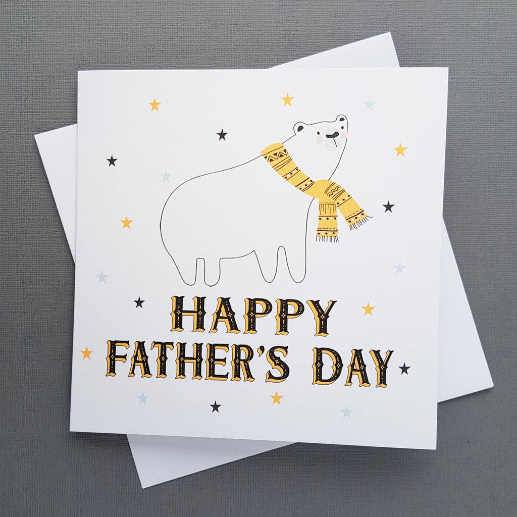 Happy Father's Day Cute Bear Card By The Best Of Me Designs ...