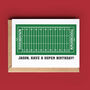 Personalised American Football Birthday Card, thumbnail 1 of 2
