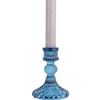 Harlequin Glass Candlestick, 4 of 6