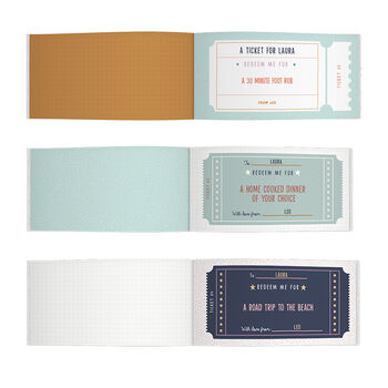 Personalised Book Of Giftable Tickets, 10 of 10
