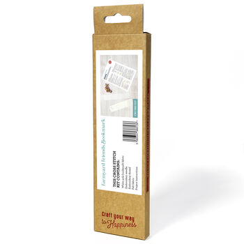 Farmyard Friends Cross Stitch Bookmark Kit, 6 of 6