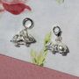 Hamster Charm Sterling Silver, thumbnail 2 of 6