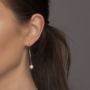 Gold Plated Or Sterling Silver Freshwater Drop Earrings, thumbnail 5 of 6