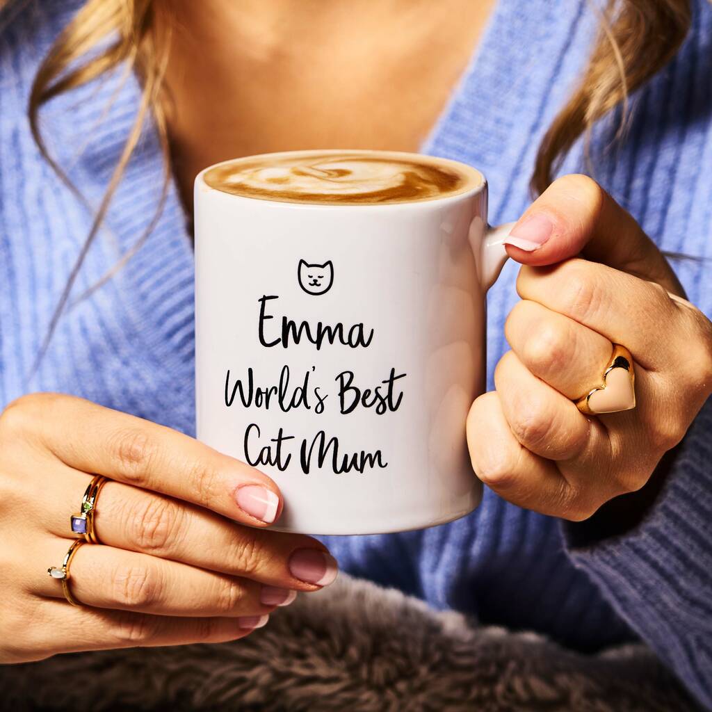 Personalised Cat Mum Mug, 1 of 3