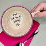 Happy Eight Tea Nth Birthday Hidden Message Mug, thumbnail 1 of 3