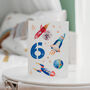 Personalised Rockets In Outer Space Birthday Card, thumbnail 6 of 6
