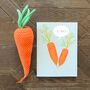 Mini Carrots Congratulations Card, thumbnail 1 of 5