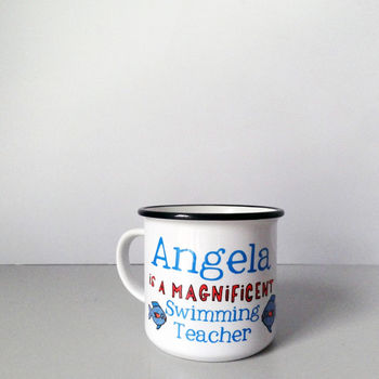 Personalised Swimming Teacher Mug, 4 of 12