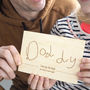 Personalised Handwriting Wooden Card For Dad, thumbnail 5 of 7