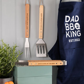 Father's Day BBQ King Tool Kit And Apron, 2 of 11