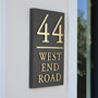 Portrait House Sign With Parallel Line, thumbnail 1 of 3