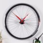 Handmade Racing Bike Wheel Clock With Brake Disc Large, thumbnail 6 of 8