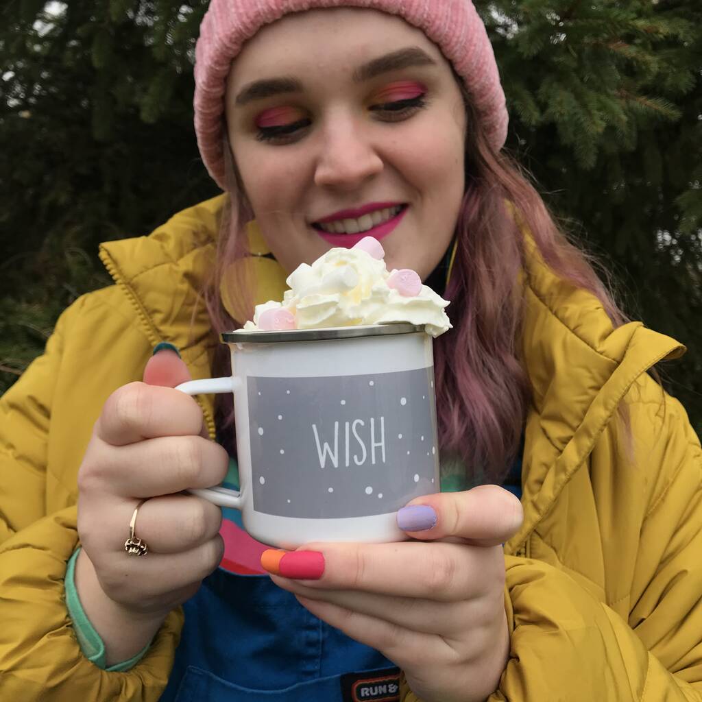 Image of Wish Enamel Mug